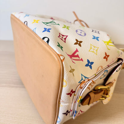 Louis Vuitton Monogram Multicolor Petit Noe White