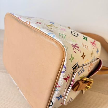 Louis Vuitton Monogram Multicolor Petit Noe White