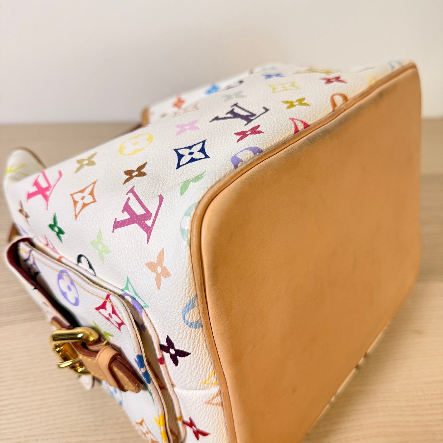 Louis Vuitton Monogram Multicolor Petit Noe White