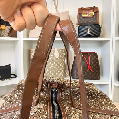 Burberry Duffle TB Monogram Nylon Medium