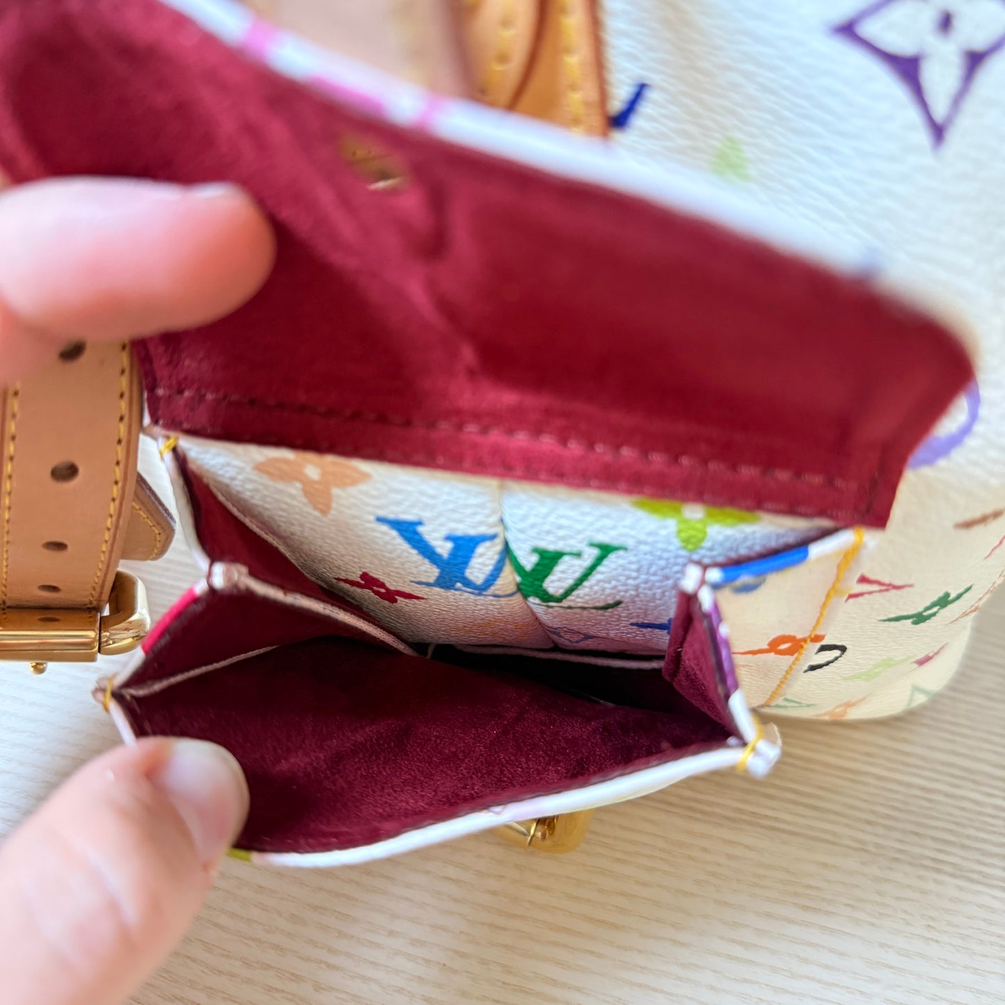 Louis Vuitton Monogram Multicolor Petit Noe White