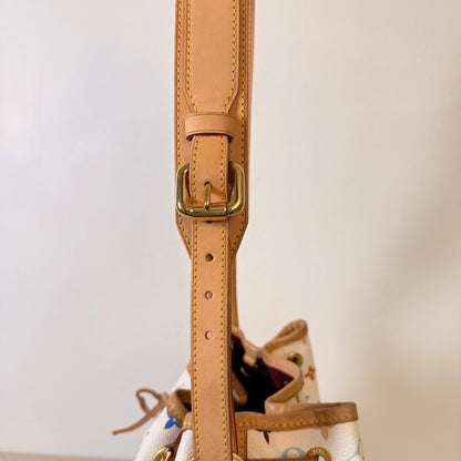 Louis Vuitton Monogram Multicolor Petit Noe White