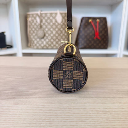 Louis Vuitton Damier Ebene Papillon Mini Pouch