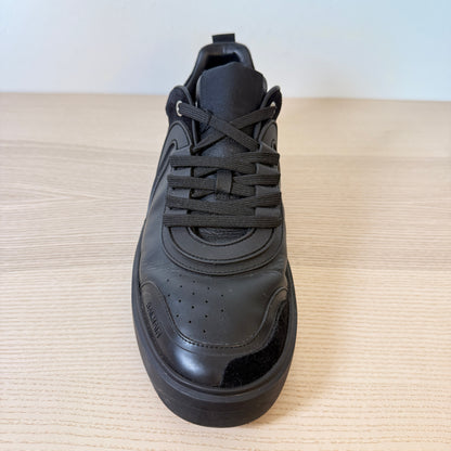 Balmain Sneakers Mens Leather Black US10/EU43