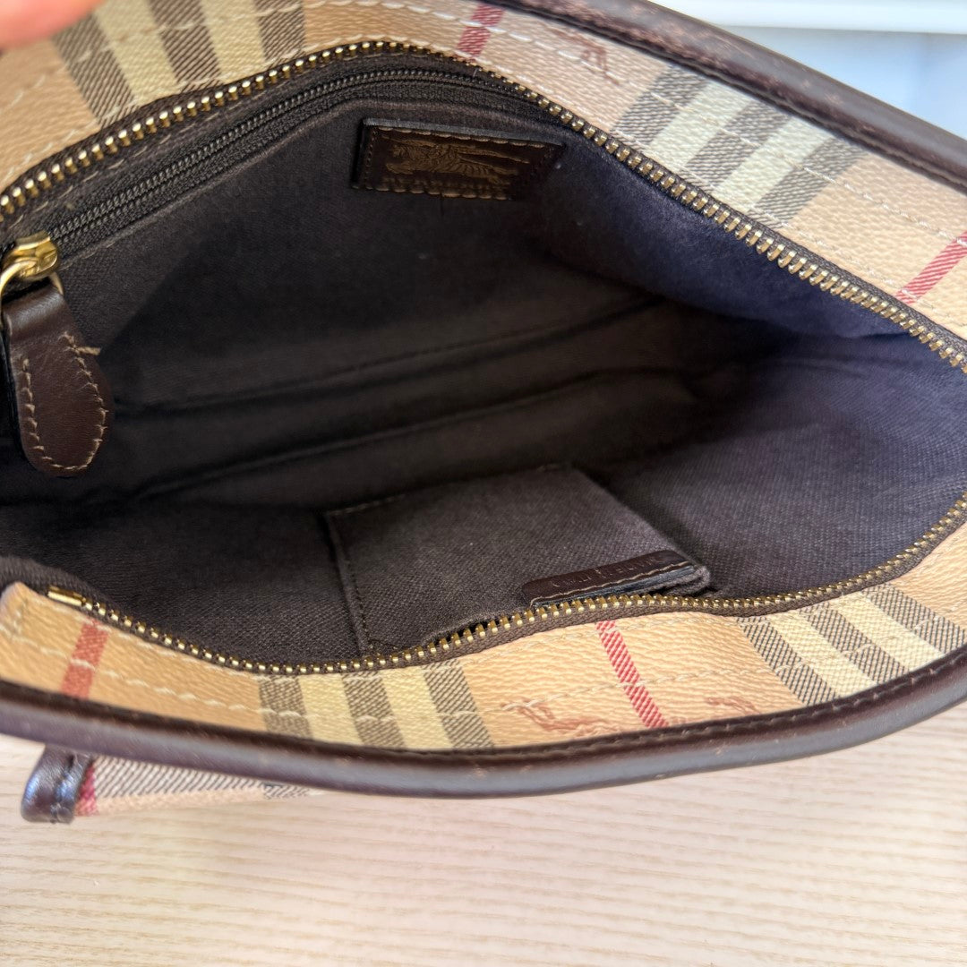 Burberry Haymarket Check Crossbody Bag