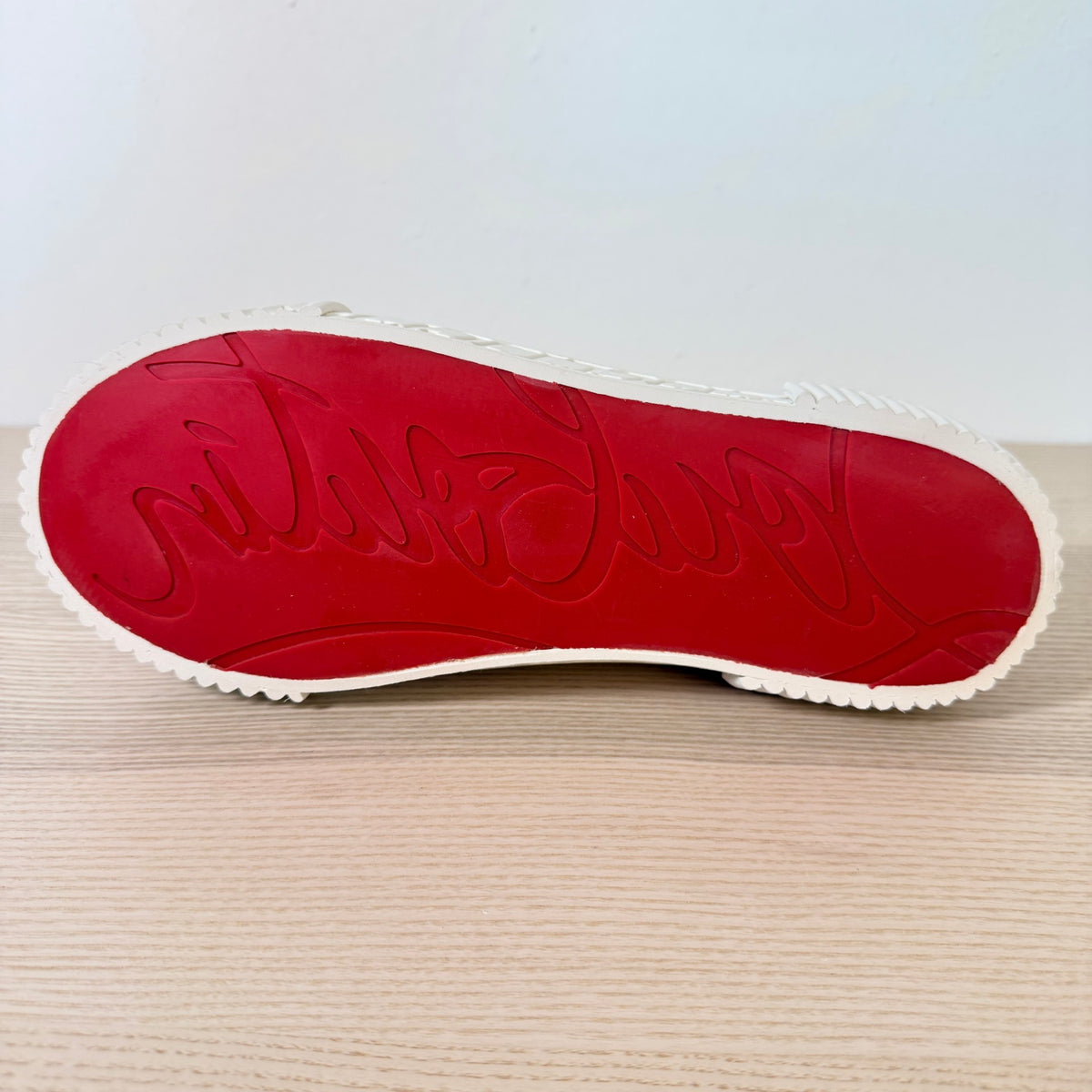 Christian Louboutin Pedro Junior Flat Sneakers White