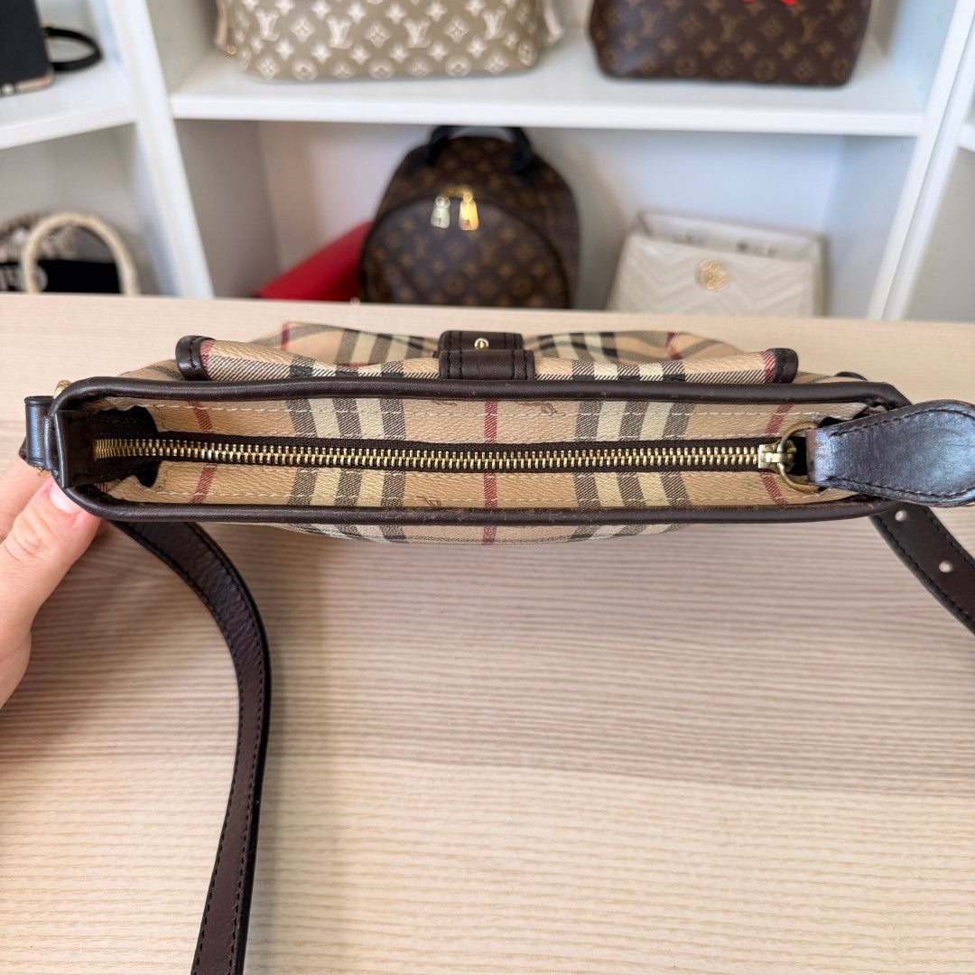 Burberry Haymarket Check Crossbody Bag