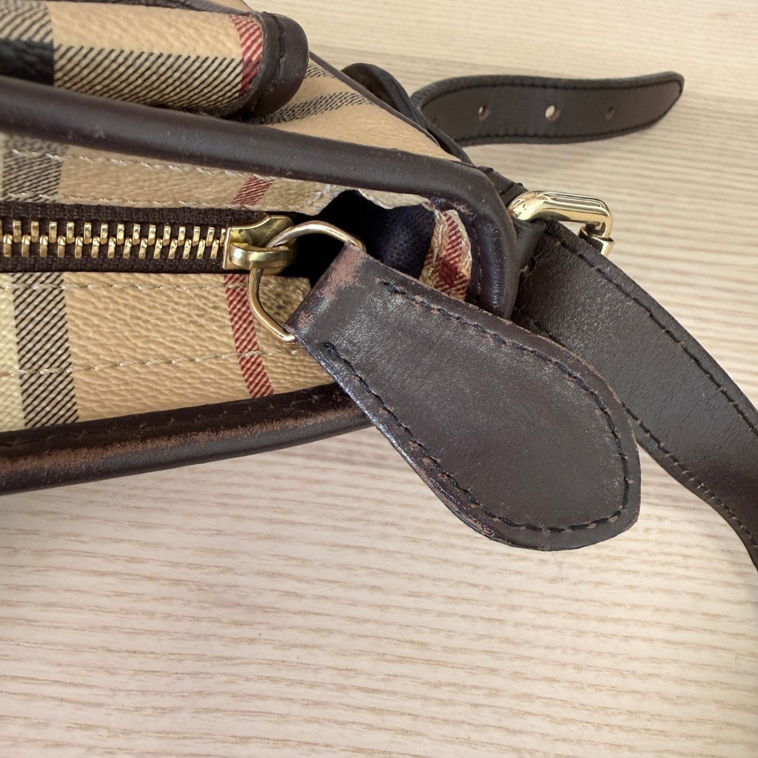 Burberry Haymarket Check Crossbody Bag