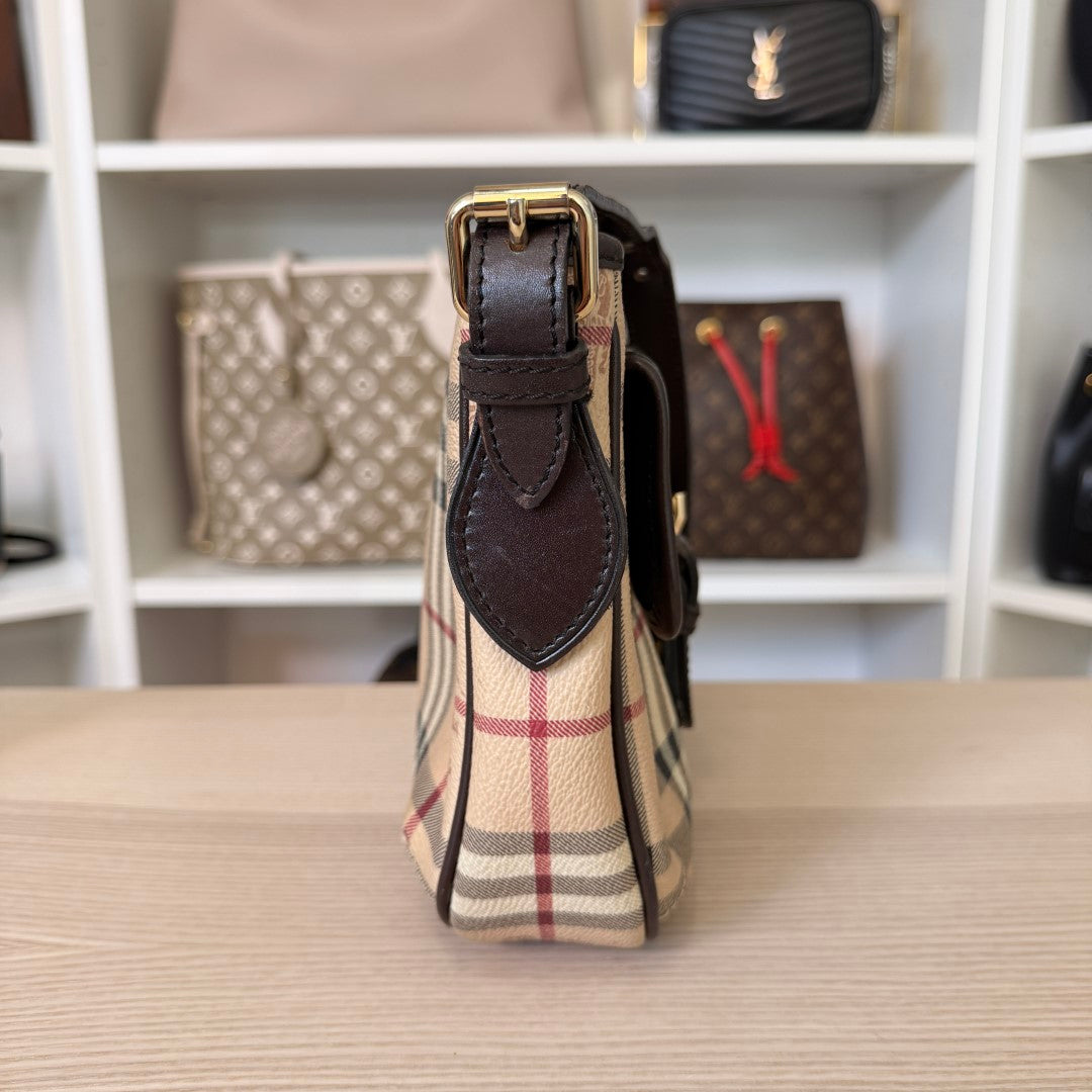 Burberry Haymarket Check Crossbody Bag