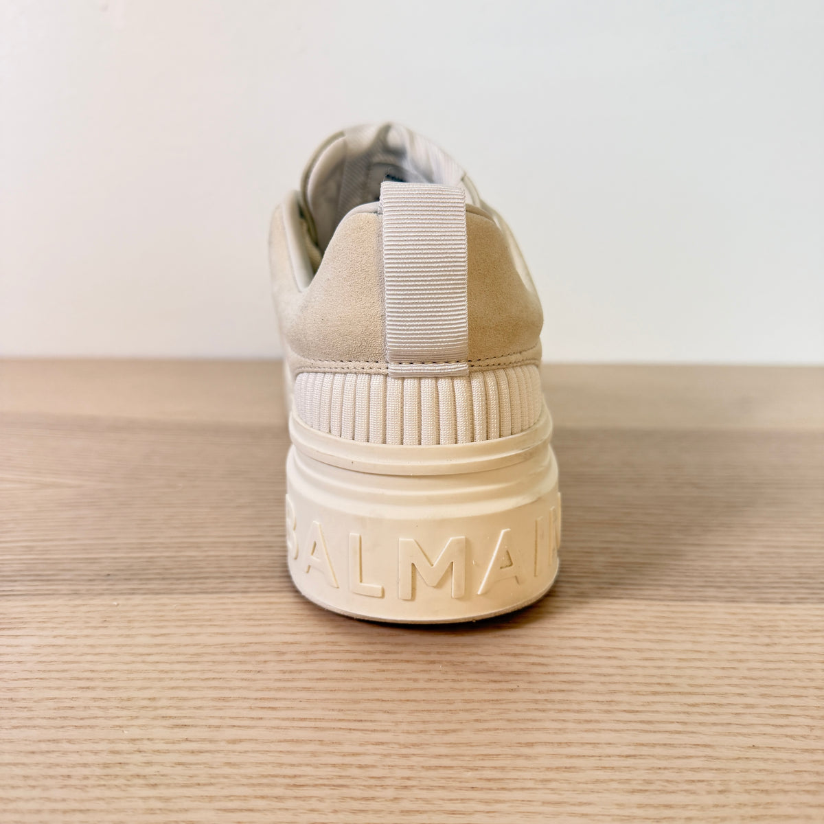 Balmain Sneakers Mens Leather White US9/EU42