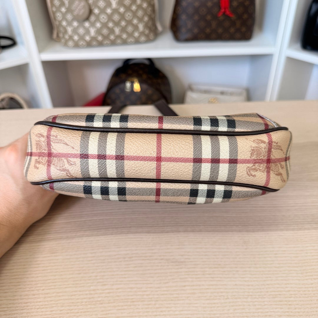 Burberry Haymarket Check Crossbody Bag