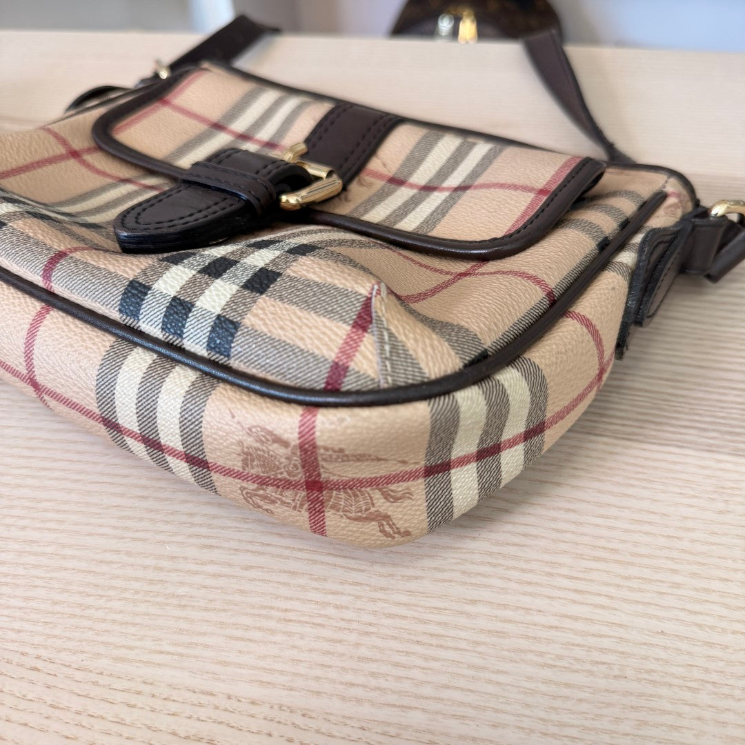 Burberry Haymarket Check Crossbody Bag