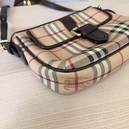 Burberry Haymarket Check Crossbody Bag