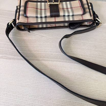 Burberry Haymarket Check Crossbody Bag