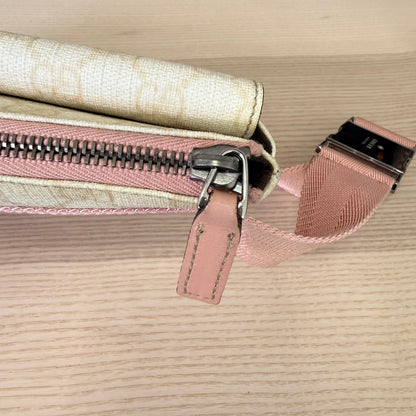 Gucci GG Supreme Belt Bag Rose Pink
