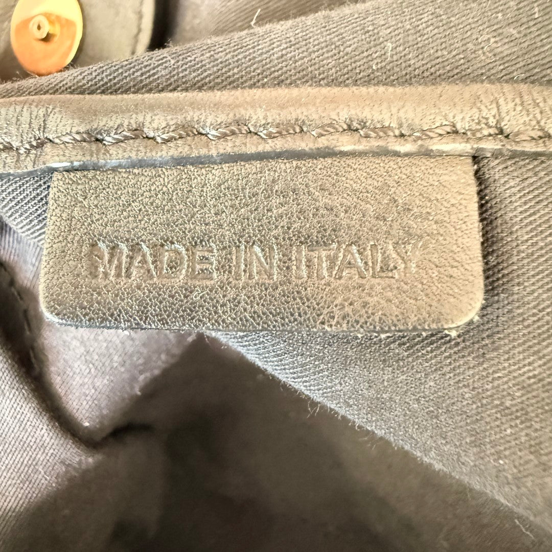 Burbery Haymarket Check Leather Hobo