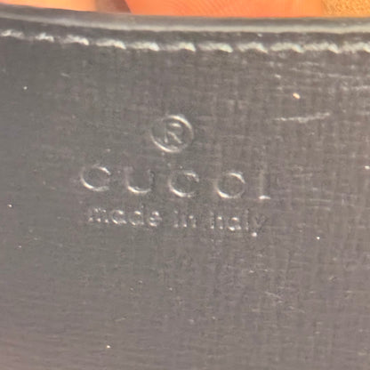 Gucci Monochrome Horsebit 1955 Shoulder Bag Black