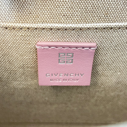 Givenchy Mini Logo Shopping Tote Bag Light Beige and Light Pink