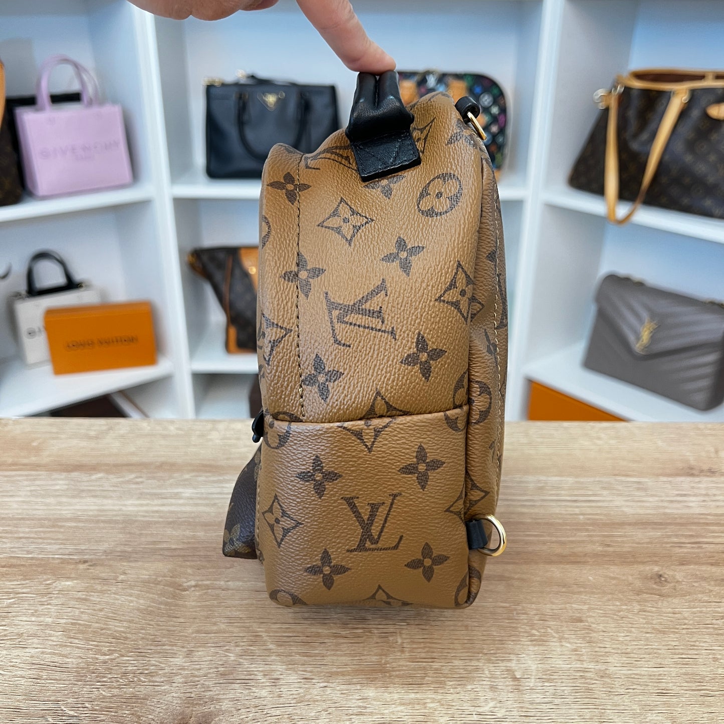 Louis Vuitton Reverse Monogram Palm Springs Mini Backpack