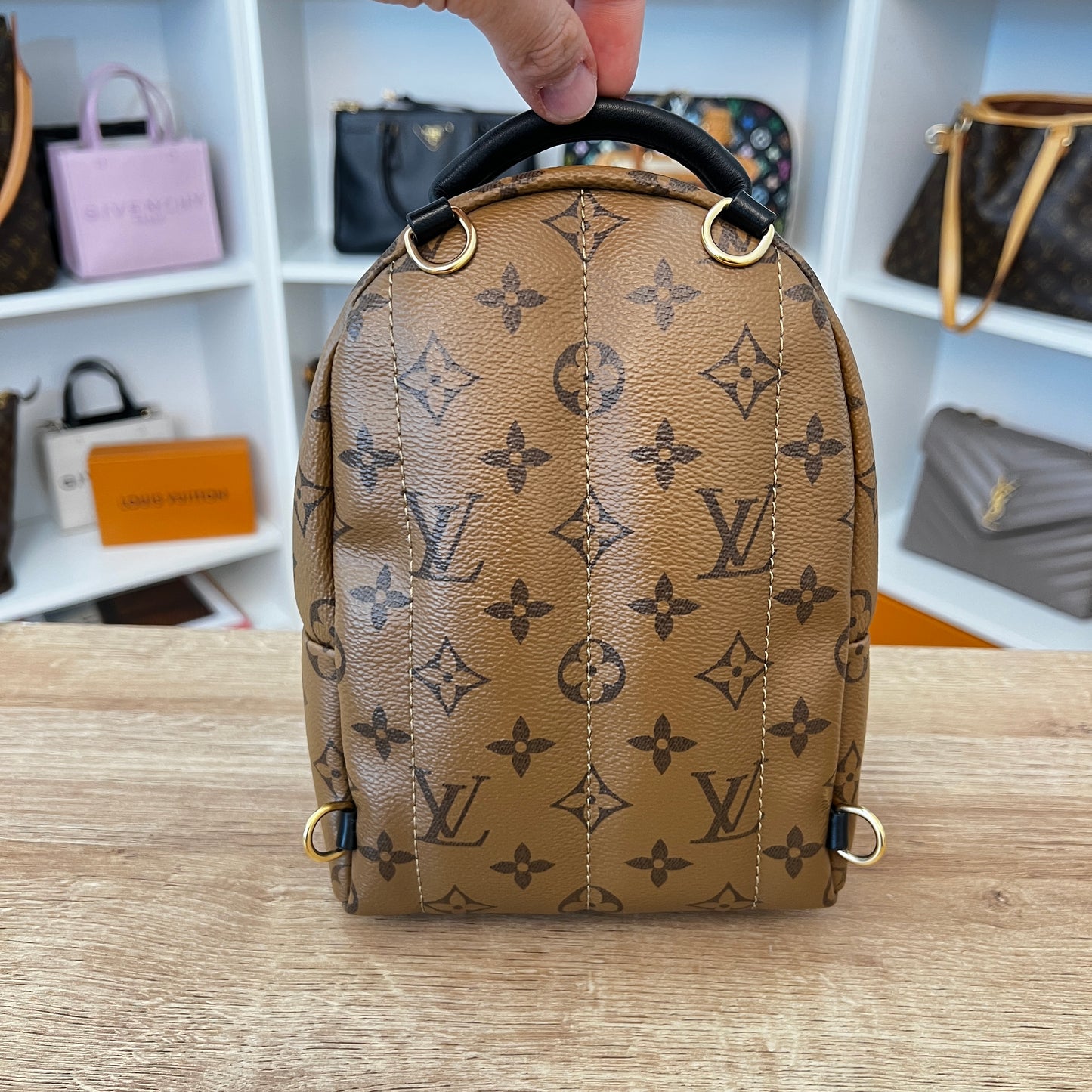 Louis Vuitton Reverse Monogram Palm Springs Mini Backpack