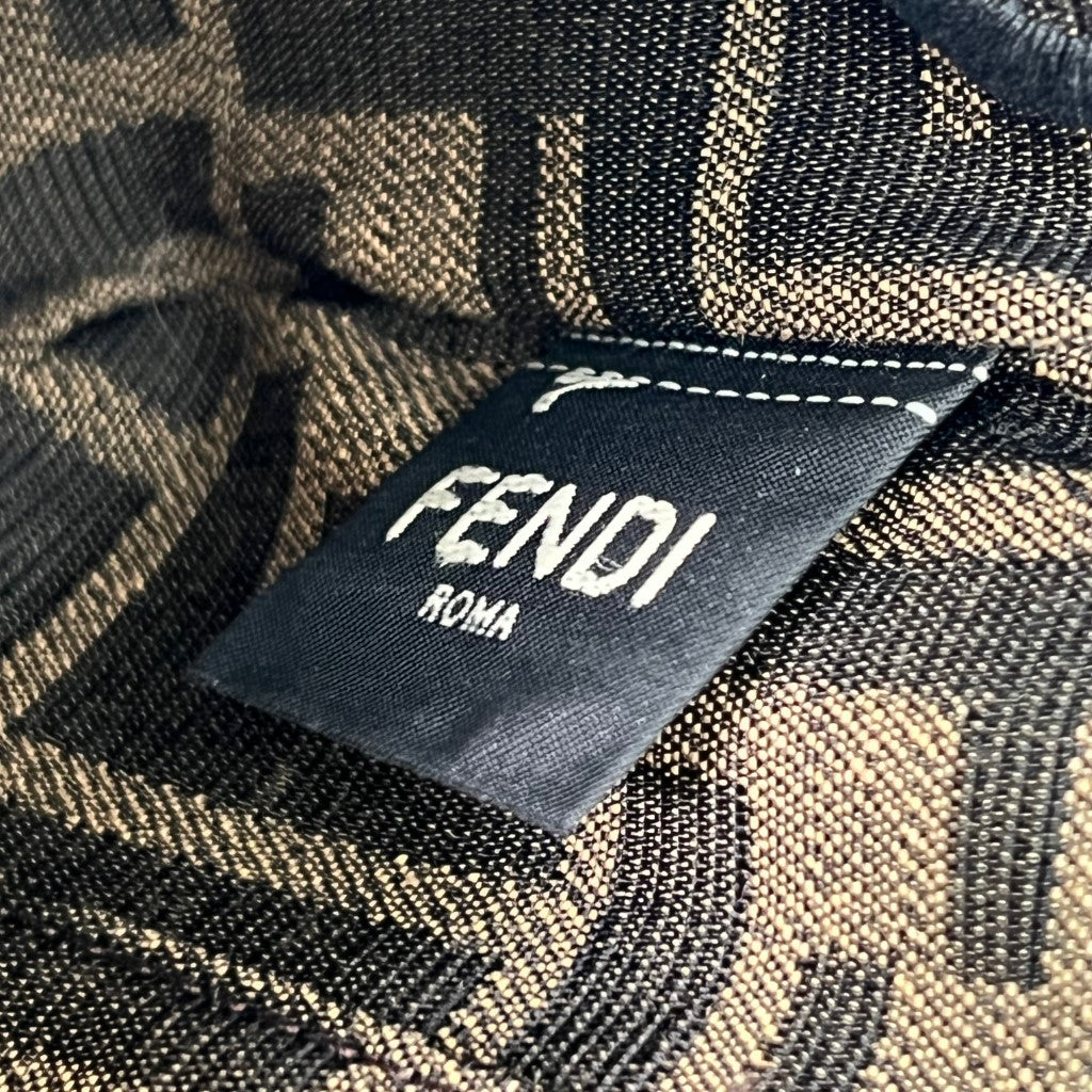 Fendi Baguette Mini Brown FF Jacquard Fabric