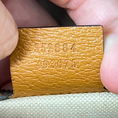 Gucci  X DISNEY Mini Vintage GG Supreme Monogram Mickey Mouse Small Dome Backpack Beige Vintage Sun Oil