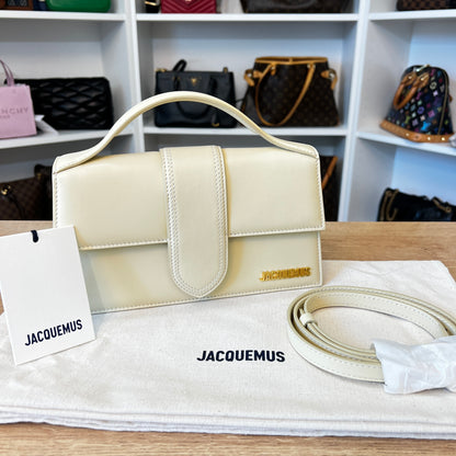 Jacquemus Le Grand Bambino Leather Crossbody Bag Ivory