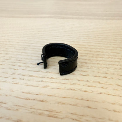 SAINT LAURENT YSL Le 5 a 7 Vertical Shoulder Bag Leather Mini Patent Black Silver Hardware