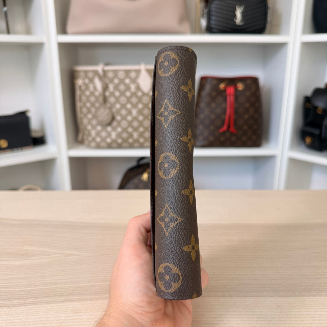 Louis Vuitton Monogram Sarah Wallet NM Brown