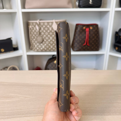 Louis Vuitton Monogram Sarah Wallet NM Brown