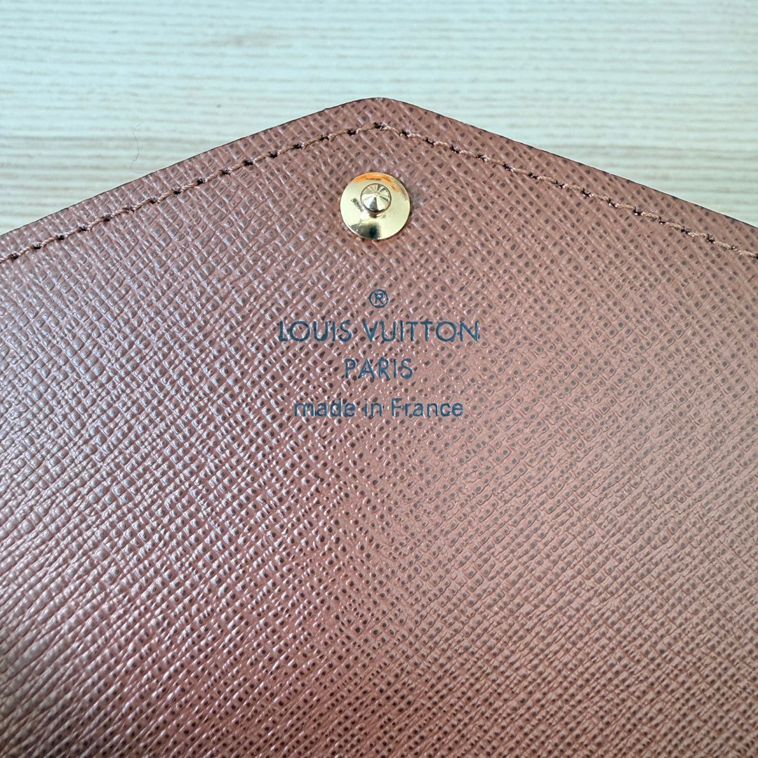 Louis Vuitton Monogram Sarah Wallet NM Brown