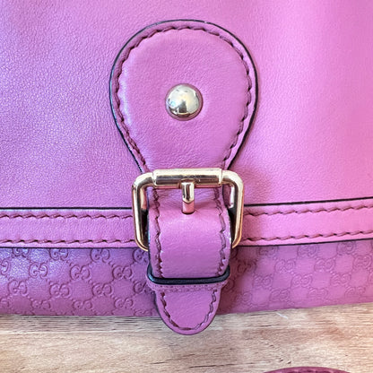 Gucci Sukey Crossbody Pink Microguccissima Leather