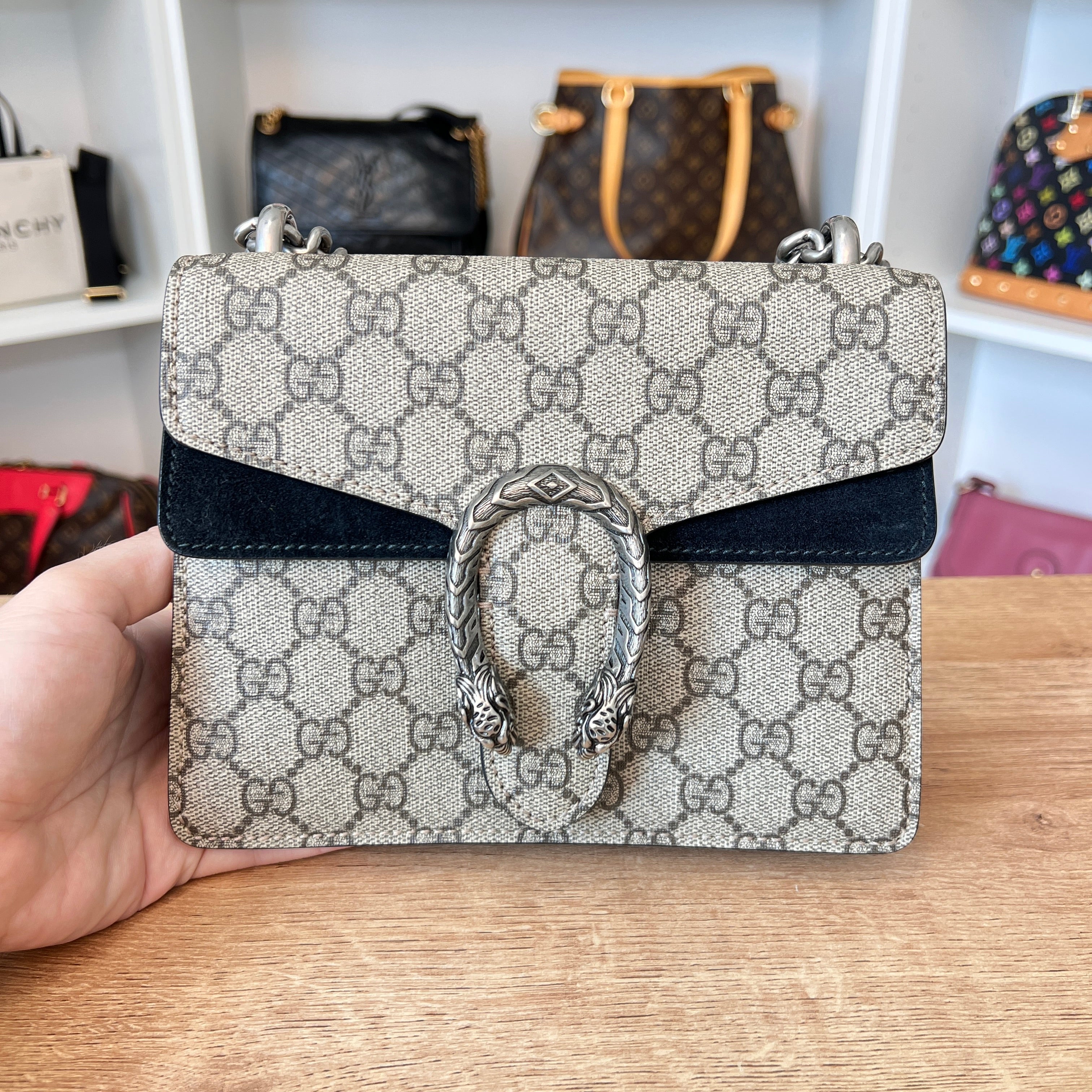 Gucci mini dionysus gg supreme shoulder bag best sale