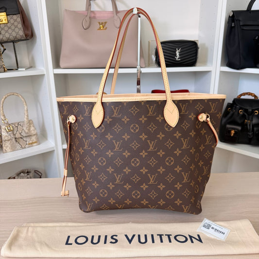 Louis Vuitton Neverfull MM Monogram Cherry