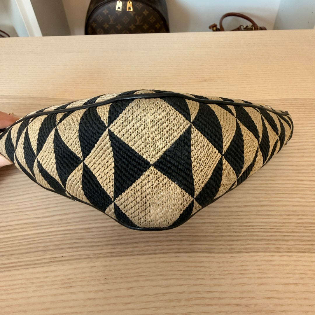 Prada Triangolo Jacquard Symbole Triangle Bag