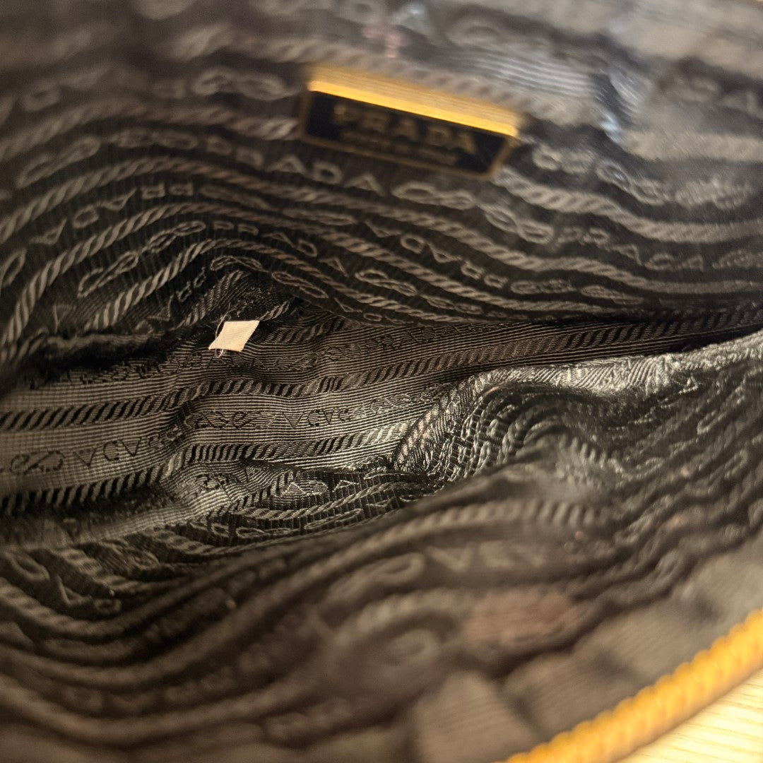 Prada Triangolo Jacquard Symbole Triangle Bag
