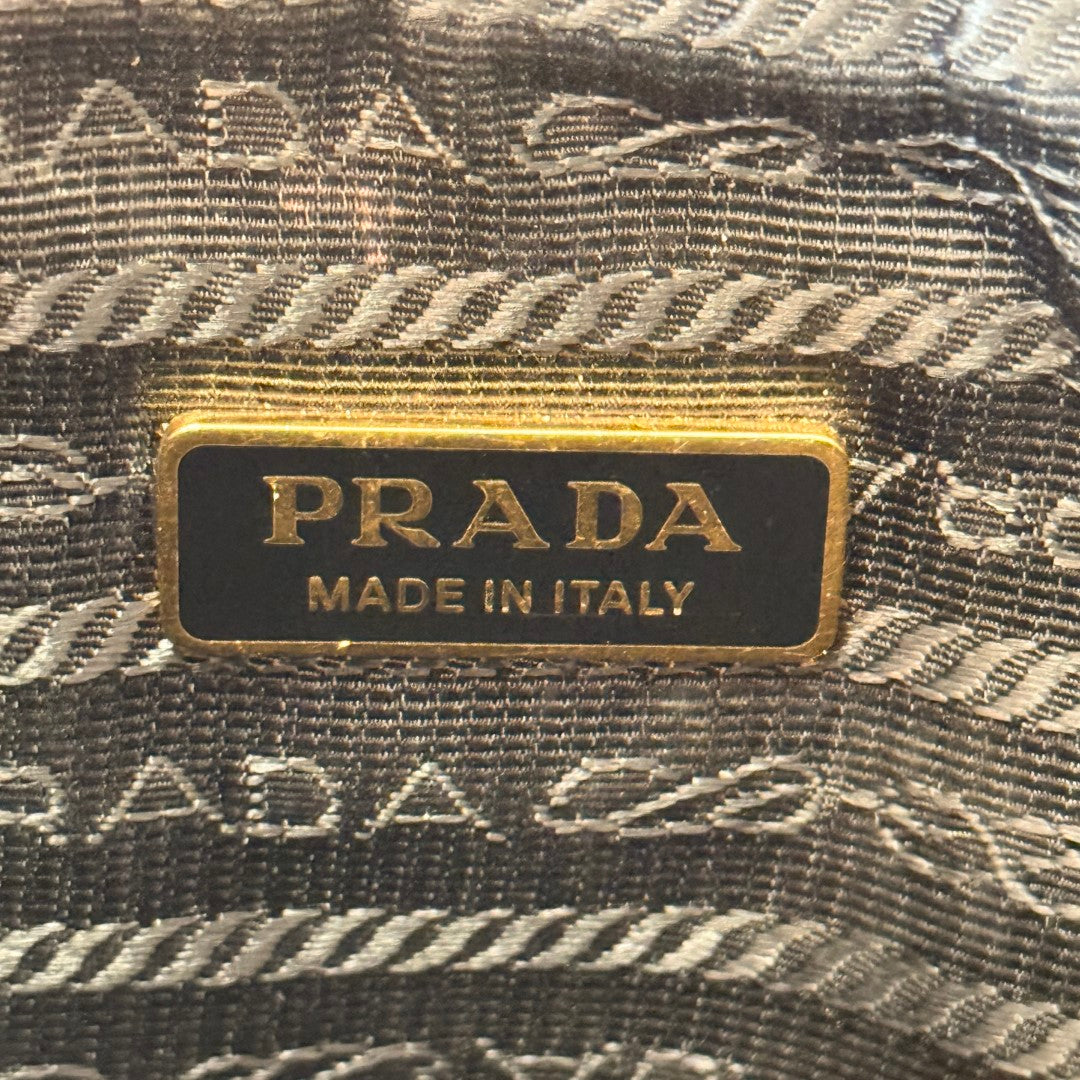 Prada Triangolo Jacquard Symbole Triangle Bag