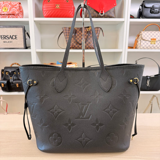 Louis Vuitton Neverfull MM Monogram Empreinte Black