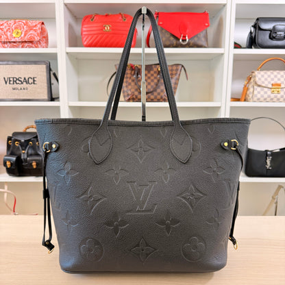 Louis Vuitton Neverfull MM Monogram Empreinte Black