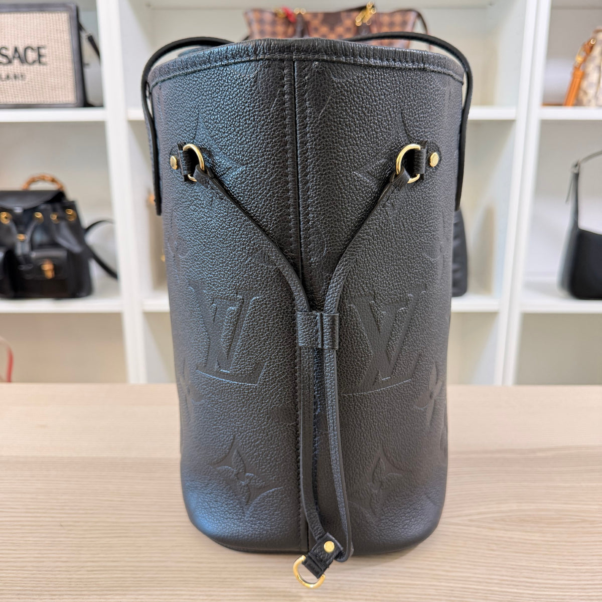 Louis Vuitton Neverfull MM Monogram Empreinte Black