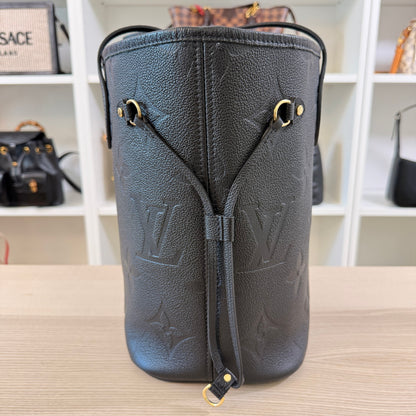 Louis Vuitton Neverfull MM Monogram Empreinte Black