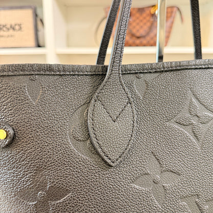 Louis Vuitton Neverfull MM Monogram Empreinte Black