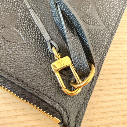 Louis Vuitton Empreinte Monogram Neverfull Pochette Black