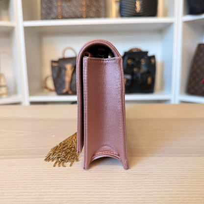 Saint Laurent YSL Satin Kate Tassel Wallet on Chain Bag