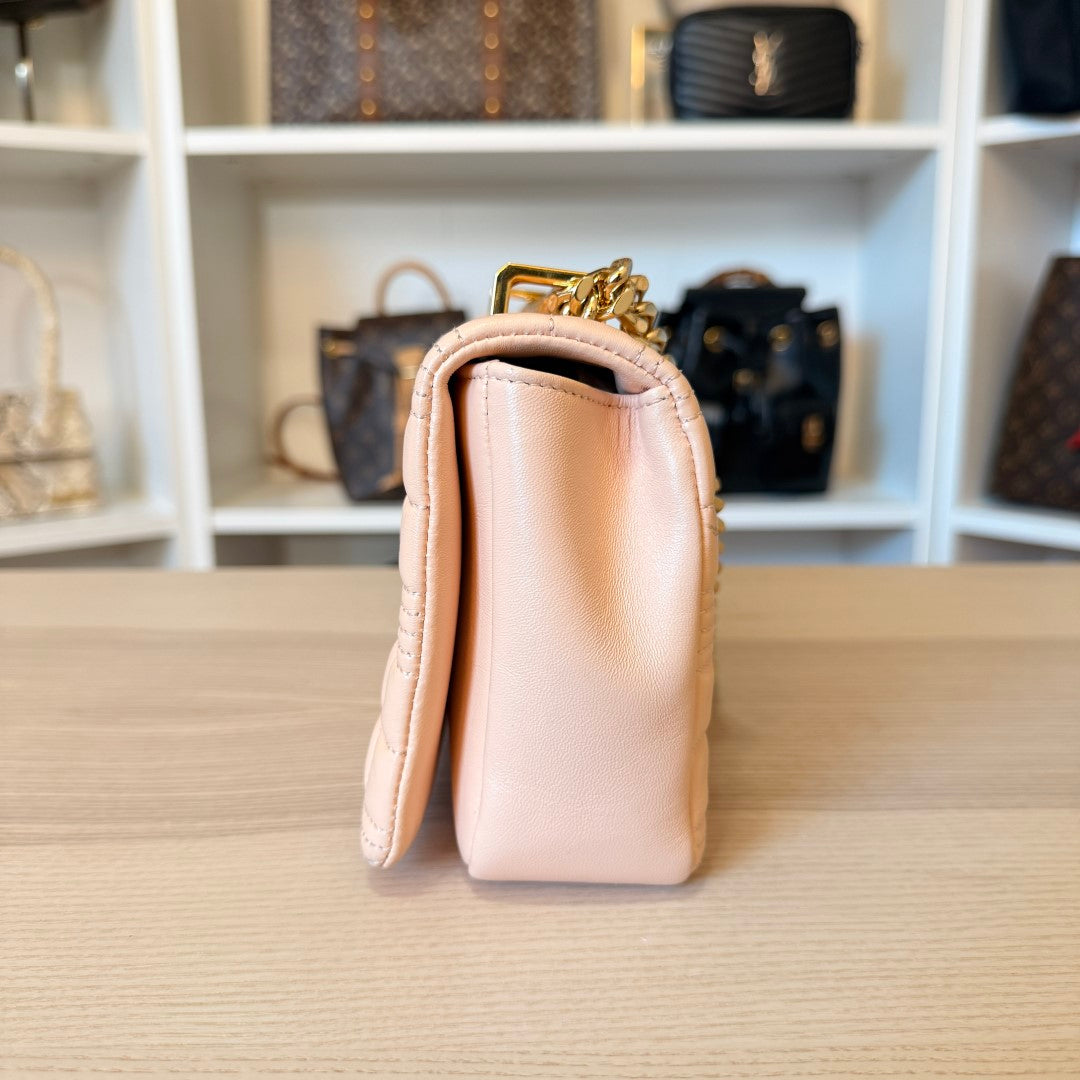 Burberry Lambskin Quilted Small Lola Bag Pink