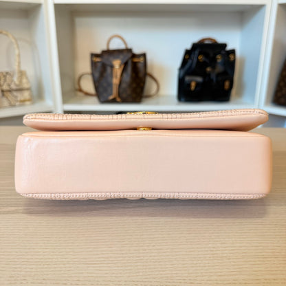 Burberry Lambskin Quilted Small Lola Bag Pink