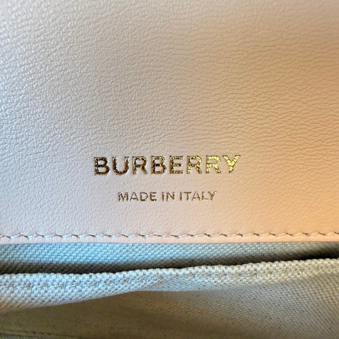 Burberry Lambskin Quilted Small Lola Bag Pink