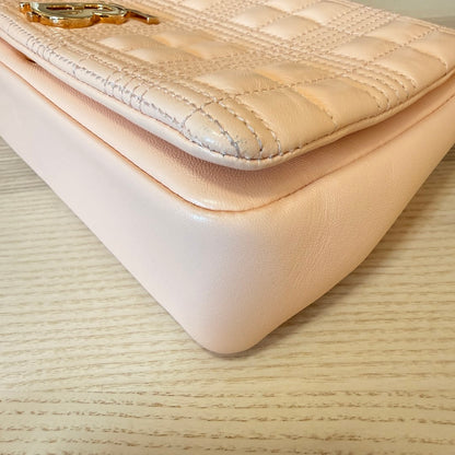 Burberry Lambskin Quilted Small Lola Bag Pink