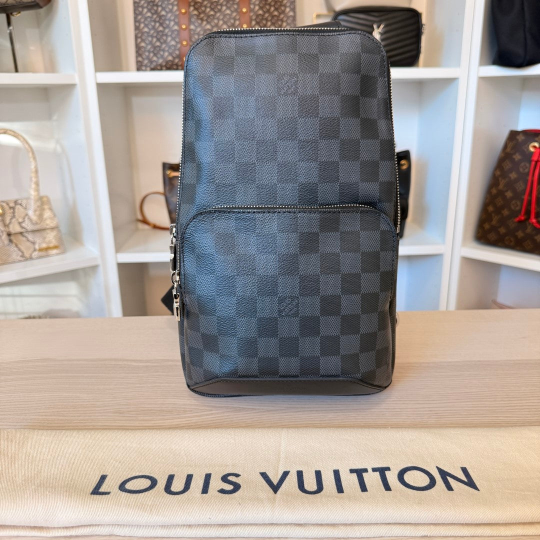 Louis Vuitton Damier Graphite Avenue Sling Backpack
