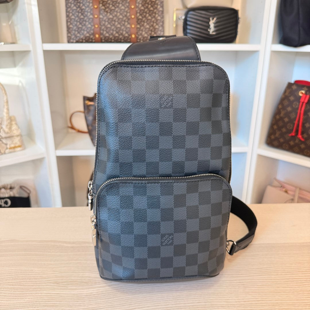 Louis Vuitton Damier Graphite Avenue Sling Backpack